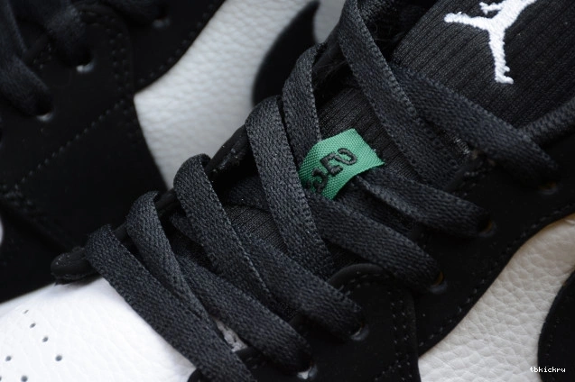 Rep TBkick White Jordan Green Mystic Air 1 553558-113 Low Black 0627